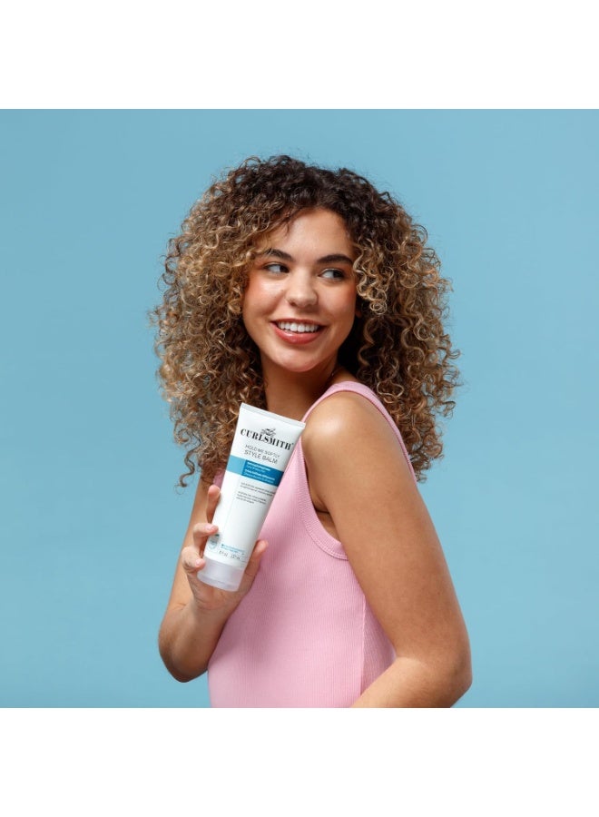 كريم تصفيف الشعر المجعد من CURLSMITH - كريم تعزيز التجعيد مع تثبيت خفيف، كريم تجعيد خفيف الوزن بدون تماسك، لجميع أنواع التجعيد، نباتي وخالٍ من التجارب على الحيوانات - Image 4